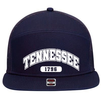 Tennessee Collegiate Style 1796 7 Panel Mesh Trucker Snapback Hat