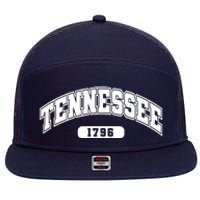 Tennessee Collegiate Style 1796 7 Panel Mesh Trucker Snapback Hat