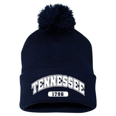 Tennessee Collegiate Style 1796 Pom Pom 12in Knit Beanie