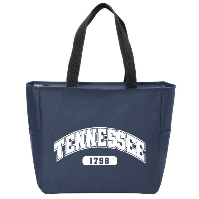 Tennessee Collegiate Style 1796 Zip Tote Bag