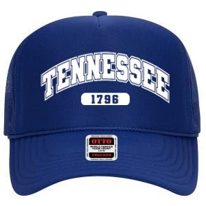 Tennessee Collegiate Style 1796 High Crown Mesh Back Trucker Hat