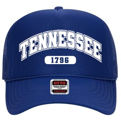 Tennessee Collegiate Style 1796 High Crown Mesh Back Trucker Hat