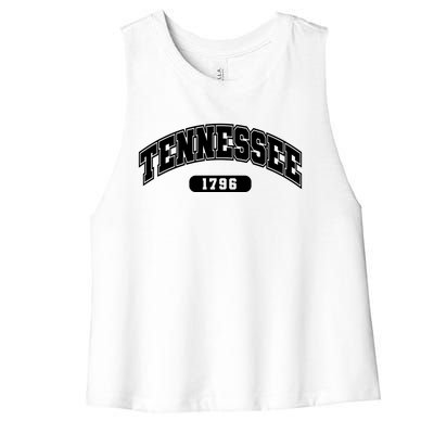 Tennessee Collegiate Style 1796 Women's Racerback Cropped Tank