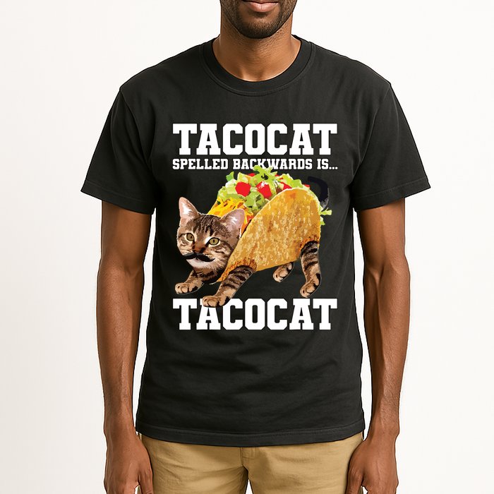 Taco Cat Spelled Backwards Is Tacocat Meme Silly Cat Lover Tall T-Shirt