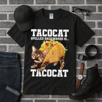Taco Cat Spelled Backwards Is Tacocat Meme Silly Cat Lover Tall T-Shirt