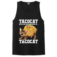 Taco Cat Spelled Backwards Is Tacocat Meme Silly Cat Lover PosiCharge Competitor Tank