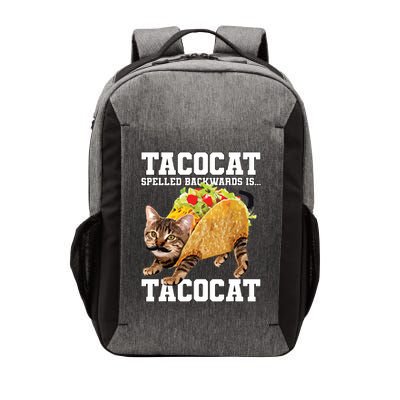 Taco Cat Spelled Backwards Is Tacocat Meme Silly Cat Lover Vector Backpack