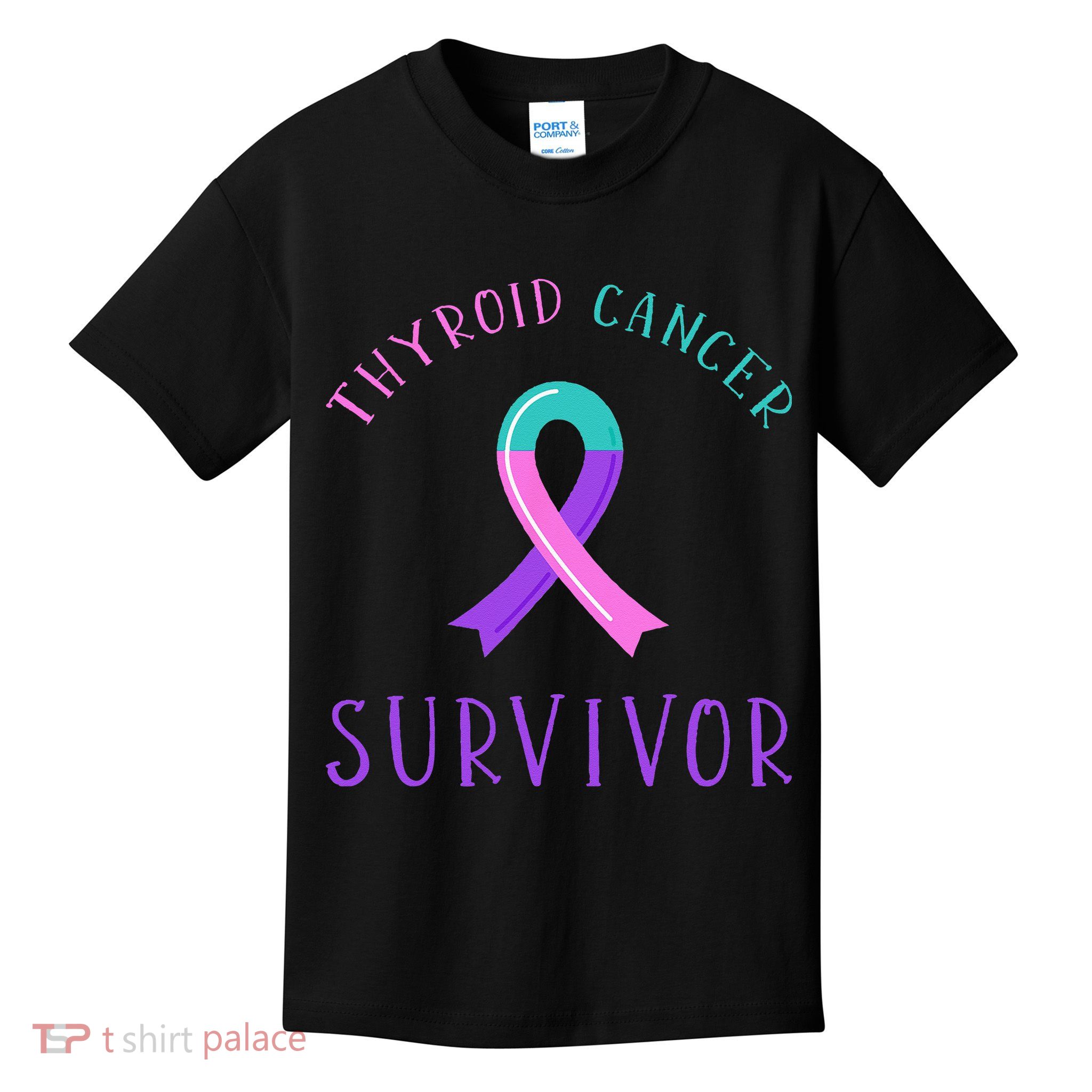 Thyroid Cancer Survivor Kids T-Shirt