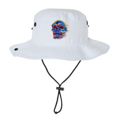 Trippy Colorful Skull Bucket Hat