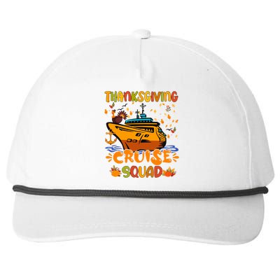 Thanksgiving Cruise Squad Matching Family Vacation Trip Gift Snapback Five-Panel Rope Hat