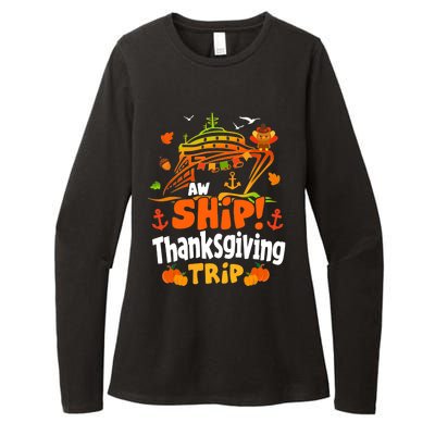 Thanksgiving Cruise Squad Matching Family Vacation Trip Womens CVC Long Sleeve Shirt