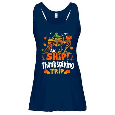 Thanksgiving Cruise Squad Matching Family Vacation Trip Ladies Essential Flowy Tank