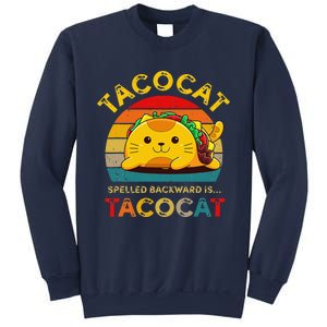 Taco Cat Spelled Backward Cute Taco Cat Lover Funny Mexican Sweatshirt