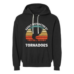 Tornado Chasing Storm Garment-Dyed Fleece Hoodie