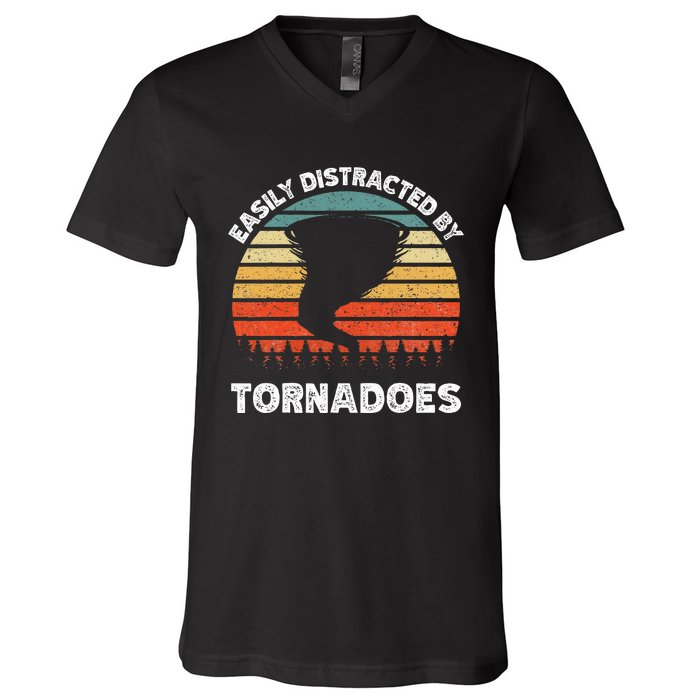 Tornado Chasing Storm V-Neck T-Shirt