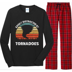 Tornado Chasing Storm Long Sleeve Pajama Set