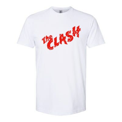 The Clash  Scratched Red Logo Softstyle® CVC T-Shirt