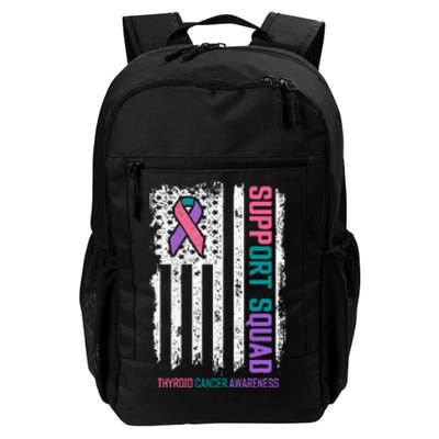 Thyroid Cancer Support Squad Thyroid Cancer Awareness Daily Commute Backpack