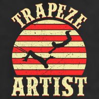 Trapeze Circus S Trapeze Artist Costume 7 Panel Mesh Trucker Snapback Hat