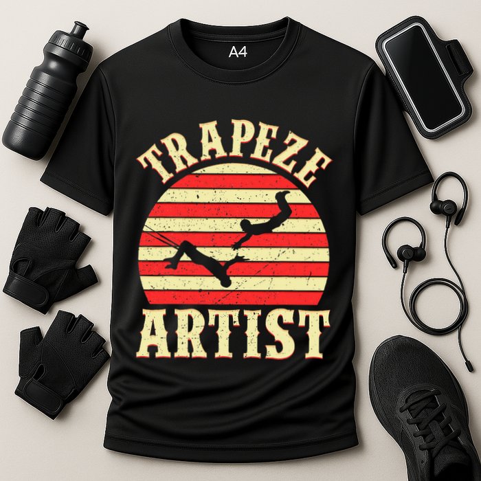 Trapeze Circus S Trapeze Artist Costume Cooling Performance Crew T-Shirt