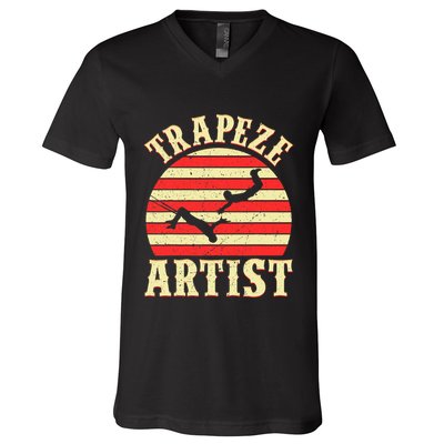 Trapeze Circus S Trapeze Artist Costume V-Neck T-Shirt