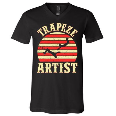 Trapeze Circus S Trapeze Artist Costume V-Neck T-Shirt