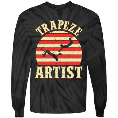 Trapeze Circus S Trapeze Artist Costume Tie-Dye Long Sleeve Shirt