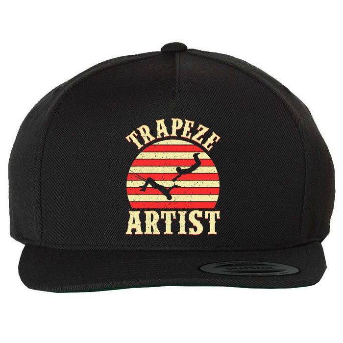 Trapeze Circus S Trapeze Artist Costume Wool Snapback Cap