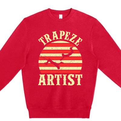 Trapeze Circus S Trapeze Artist Costume Premium Crewneck Sweatshirt