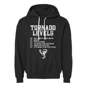 Tornado Chaser Storm Chaser Garment-Dyed Fleece Hoodie