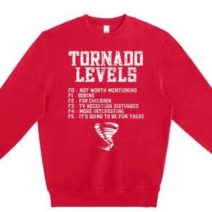 Tornado Chaser Storm Chaser Premium Crewneck Sweatshirt