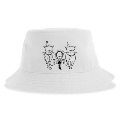 Theartofpants Cat Strut Sustainable Bucket Hat