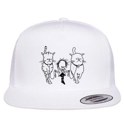 Theartofpants Cat Strut Flatbill Hat
