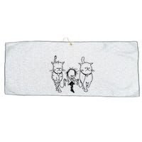 Theartofpants Cat Strut Large Microfiber Waffle Golf Towel