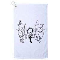 Theartofpants Cat Strut Golf Towel