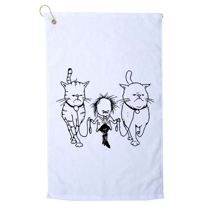 Theartofpants Cat Strut Golf Towel
