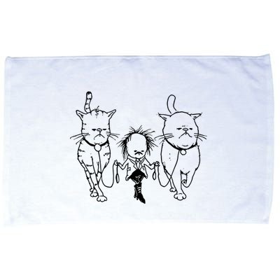 Theartofpants Cat Strut Microfiber Hand Towel
