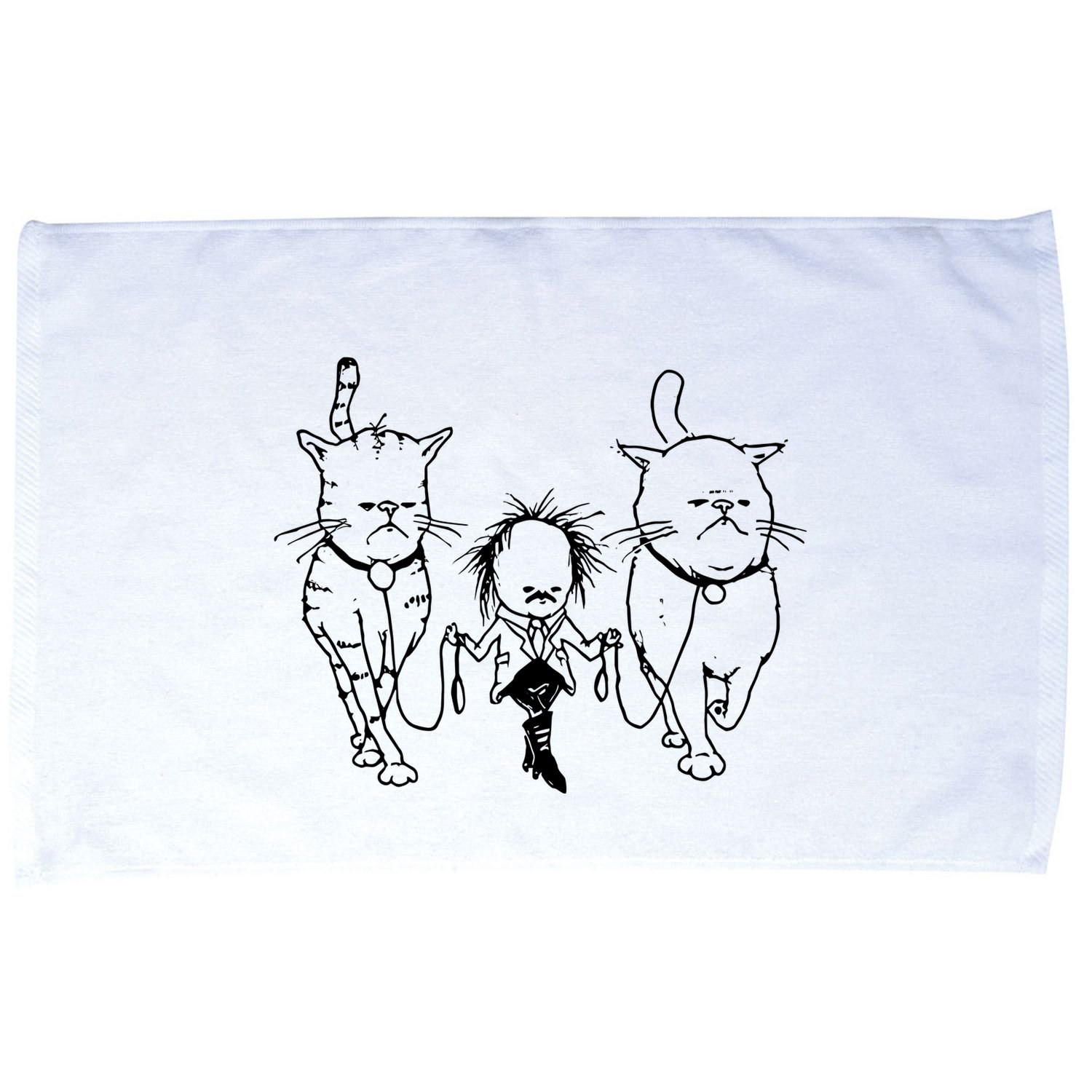 Theartofpants Cat Strut Microfiber Hand Towel