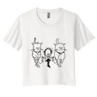 Theartofpants Cat Strut Crop Top