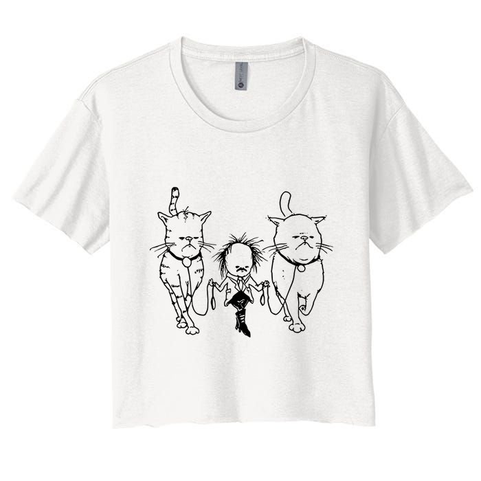 Theartofpants Cat Strut Crop Top