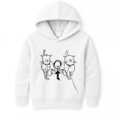 Theartofpants Cat Strut Kids Hoodie