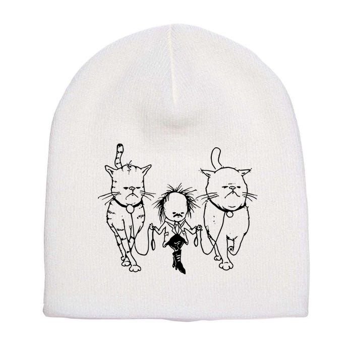 Theartofpants Cat Strut Short Acrylic Beanie