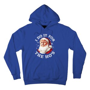 Trump Christmas Santa Claus I Do It For The Hos Cute Xmas Great Gift Hoodie