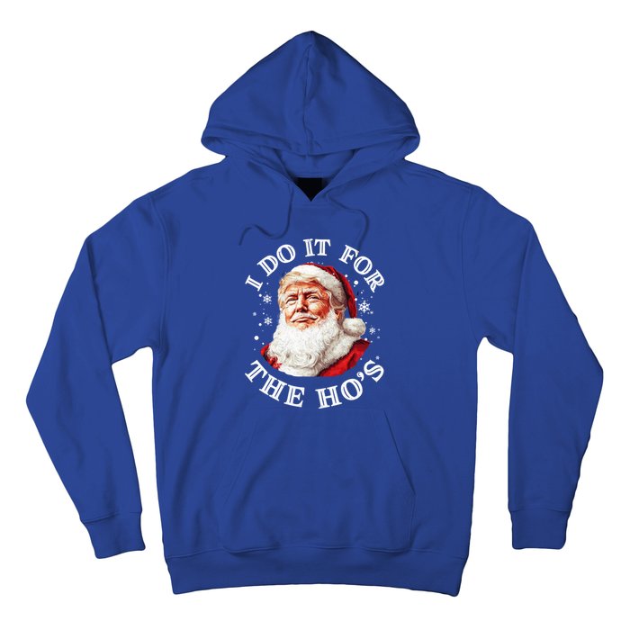 Trump Christmas Santa Claus I Do It For The Hos Cute Xmas Great Gift Hoodie