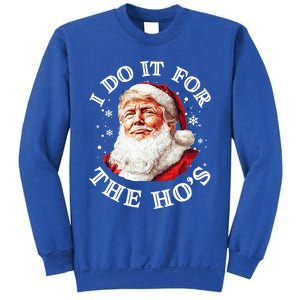 Trump Christmas Santa Claus I Do It For The Hos Cute Xmas Great Gift Sweatshirt