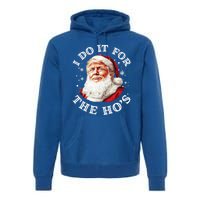 Trump Christmas Santa Claus I Do It For The Hos Cute Xmas Great Gift Premium Hoodie