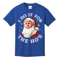 Trump Christmas Santa Claus I Do It For The Hos Cute Xmas Great Gift Kids T-Shirt