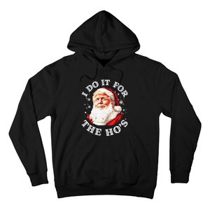 Trump Christmas Santa Claus I Do It For The Hos Cute Xmas Hoodie