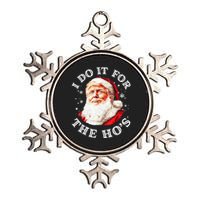 Trump Christmas Santa Claus I Do It For The Hos Cute Xmas Metallic Star Ornament