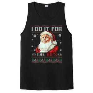 Trump Christmas Santa Claus I Do It For The Hos Ugly Gift PosiCharge Competitor Tank